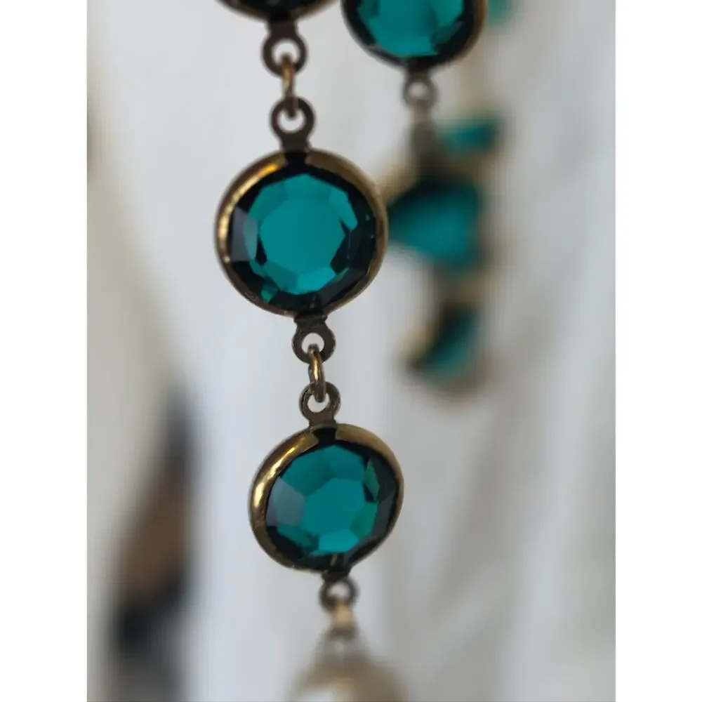 Stunning!!! Chanel Gold-Plated Vintage 1981 Gripoix & Faux Pearl Necklace